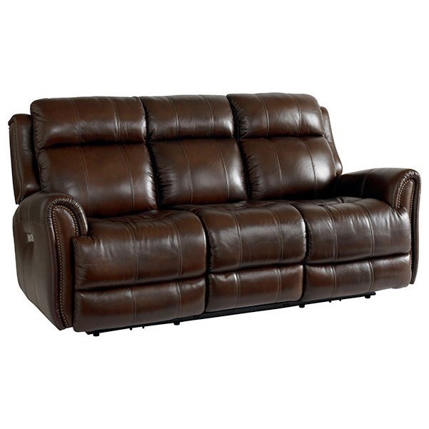Bassett Club Level Marquee Leather Match Power Reclining Sofa